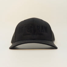 Load image into Gallery viewer, TRUCKER HAT – BLACK &amp; BLACK
