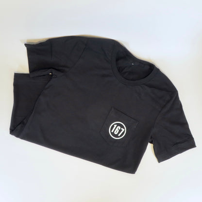 167 POCKET T-SHIRT - BLACK