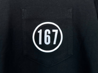 167 POCKET T-SHIRT - BLACK