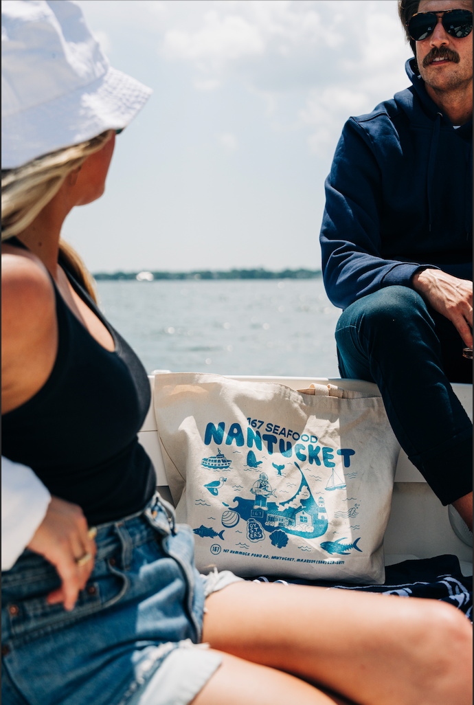 NANTUCKET CANVAS TOTE BAG