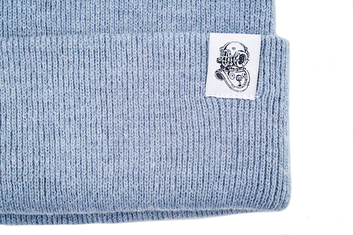 KNIT BEANIE – SLATE BLUE