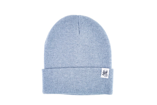 KNIT BEANIE – SLATE BLUE